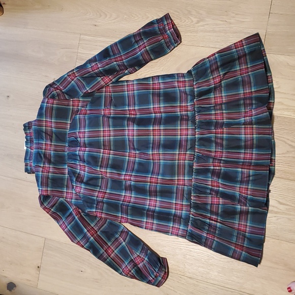 Tuckernuck Highland Tartan Royal Shirt Dress Plaid New Without Tags S - Picture 12 of 12